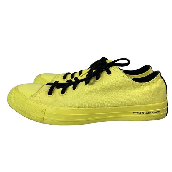 Converse OPI Sneaker Pump up the Volume Yellow Neon 165660C Low Top Men 7 Wmn 9 - Picture 2 of 9